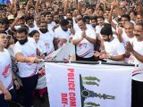 തൃശൂര്‍ നഗരം കീഴടക്കി കൂട്ടയോട്ടം ശുഭ്രവസ്ത്രമണിഞ്ഞ് നാടിനൊപ്പം പോലീസും