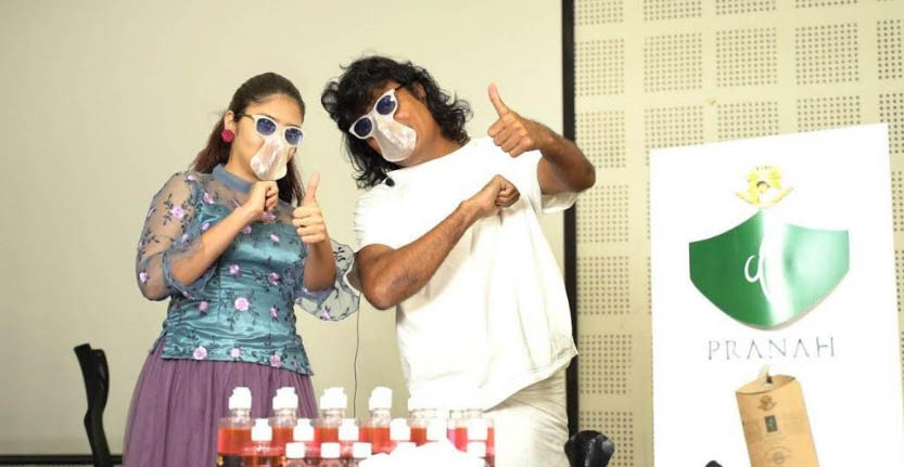 ‘പ്രാണ” എന്നപേരിൽ വ്യത്യസ്തമായ മാസ്കുകളും കോവിഡ് ഓഫ് സാനിറ്റൈസറും വിപണിയിലിറക്കി ഡോ. ബോബി ചെമ്മണൂർ