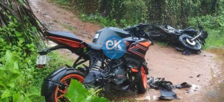 അമിതവേഗതയിൽ വന്ന ബൈക്കുകള്‍ നേർക്കുനേർ കൂട്ടിയിടിച്ച് കോഴിക്കോട്ട് മൂന്ന് യുവാക്കൾ മരിച്ചു
