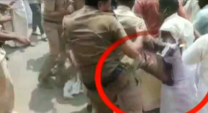 കെ-റെയിൽ സമരക്കാരനെ ബൂട്ടിട്ട് ചവിട്ടിയ സംഭവം ; സിപിഒ ഷബീറിനെതിരെ അന്വേഷണത്തിന് ഉത്തരവ്