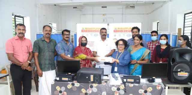 സാമൂഹിക ആരോഗ്യ കേന്ദ്രത്തിലേക്ക് ഉപകരണങ്ങൾ കൈമാറി മണപ്പുറം ഫൗണ്ടേഷൻ